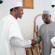 Friends in 2015. Rivals in 2019? Buhari (L) with former vice president Atiku Abubakar